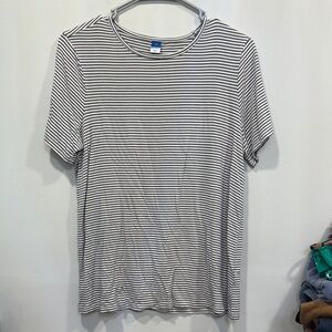 Classic Striped Black and White T-Shirt
